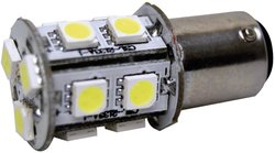 Żarówka LED Eufab BA15D, 3 W, 12 V, Kolor: biały