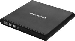 Verbatim 98938 Zewnętrzna nagrywarka DVD Produkt nowy USB 2.0 czarny