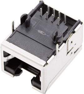 złącze żeńskie kątowe RJ45 BEL Stewart Connectors 1450-2000-02 Ilość styków: 8P8C 1 szt.