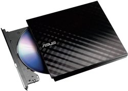 Asus SDRW-08D2S Zewnętrzna nagrywarka DVD Produkt nowy USB 2.0 czarny