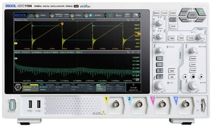 Oscyloskop 12-bitowy, 100 MHz, 2 Gsa/s, 4 kanały analogowe Oscyloskop cyfrowy Rigol HDO1104 100 MHz 2 GSa/s