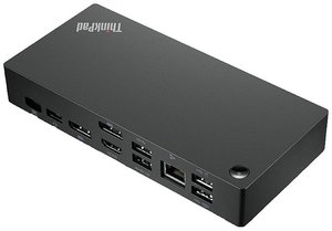 Stacja dokująca USB-C® Lenovo Stacja dokująca USB-C® ThinkPad Universal USB-C Pasuje do produktów marki: Lenovo Thinkpad z funkcją ładowania