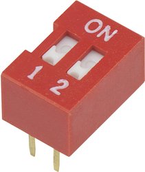 Przełącznik DIP Conrad DSR-02, ON / OFF, 2-Pin