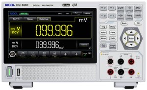 Multimetr stołowy Rigol DM858E CAT I 1000 V, CAT II 300 V