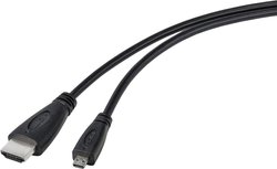 KABEL TRU HDMI2.0 A / MICRO 1,8M DO RASPBERRY Pi Kabel HDMI TRU COMPONENTS TC-9449896 1 szt.