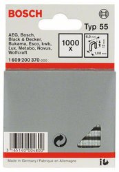 1000 zszywek 12/6 mm Bosch Accessories 1609200370, N/A, 1000 szt.