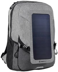 Plecak z modułem solarnym SunnyBag 135GG_01, 15 l, (S x W x G) 290 x 370 x 140 mm, szary, czarny