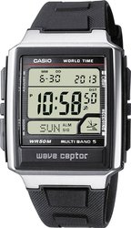 Zegarek Casio sterowany radiowo WV-59E-1AVEG z wyświetlaczem cyfrowym Zegarek na rękę Casio WAVE CEPTOR, Sterowany radiowo, 5 ATM