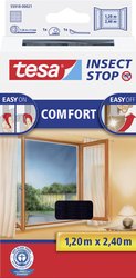 Moskitiera na okno Tesa InsectStop Comfort, 120 x 240 cm ,antracyt