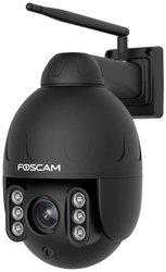 FOSCAM SD4 4 MP Dwuzakresowa kamera kopułkowa WiFi PTZ z 4-krotnym zoomem optycznym (czarna) Kamera monitoringu IP Foscam  SD4 (black) WLAN   2304 x 1536 px