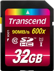 Karta pamięci SDHC Transcend TS32GSDHC10U1, 32 GB, Class 10, UHS-I, 90 MB/s / 45 MB/s