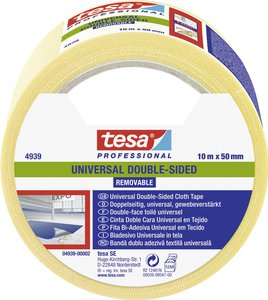 Taśma do wykladzin tesa tesa® Professional 04939-00002-11 UNIVERSAL REMOVABLE (D x S) 10 m x 50 mm 10 m 1 szt.