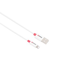 Skross Kabel USB USB 2.0 Złącze męskie USB-C® 2.00 m biały okrągły SKCA0005A-MFI200CN