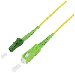 Kabel światłowodowy LogiLink FPSLS10 FPSLS10, złącze męskie SC APC, złącze męskie LC APC, 10 m