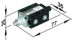 Zawór sterowany, ręczny i mechaniczny Norgren SP/M1553/14, 3/2-drożny