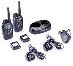 Radiotelefon PMR Midland G7 Pro 2er Kofferset, PMR446 Doppelstandlader, MA24-L Headsets