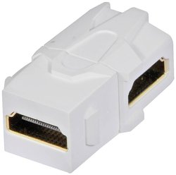 Przejściówka, adapter HDMI LINDY 60490 60490, [1x złącze żeńskie HDMI - 1x złącze żeńskie HDMI]