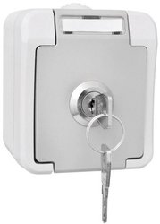 Gniazdo sieciowe, zamykane Peranova 103395 jasnoszary, ciemnoszary
