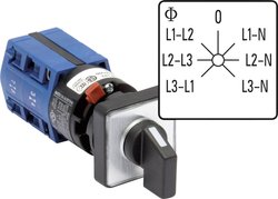 Przełącznik woltomierza Kraus & Naimer CG4 A007-624 FS2, bistabilny, L-L+L-N, 10 A