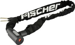 Zapięcie rowerowe, łańcuch FISCHER FAHRRAD, 85898, czarny, Zapięcie kluczykowe