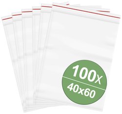 Woreczek strunowy bez paska opisowego Quadrios 23SA054 (S x W) 40 mm x 60 mm przeźroczysty polietylen