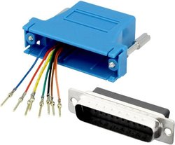 Adapter D-SUB encitech 2112-0141-11 złącze męskie D-SUB 9-pin - złącze żeńskie RJ45 8p8c