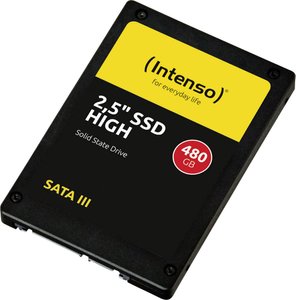 Dysk SSD wewnętrzny, 2,5'' (6,35 cm) 480 GB Intenso High Performance SATA 6 Gb/s Produkt nowy