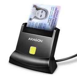 Czytnik kart inteligentnych AXAGON CRE-SM4N na USB Czytnik kart chip AXAGON CRE-SM4N 1 szt.