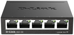 Switch D-Link DGS-105/E, 5 Portów, 1 GBit/s