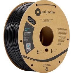 Filament do drukarek 3D ASA Polymaker PF01001, Średnica filamentu: 1.75 mm, 1000 g, czarny