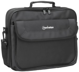 Torba na laptopa Manhattan Cambridge Clamshell 439985, 35,8 cm (14,1'') , (S x W x G) 352 x 294 x 62 mm, czarny