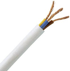 Przewód przełączający Kopp 151710849, 3 x 1 mm², Cl.5 = drobno splecione, 10 m, biały