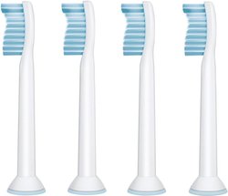 Końcówki wymienne do szczoteczek do zębów Philips Sonicare HX6054 Sensitive, 4 szt.