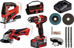 Zestaw maszyn TE-TK 18/3 Li Kit (JS+CD+AG) Zestaw narzędzi Einhell 4257241