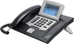 Auerswald COMfortel 2600 Telefon systemowy, ISDN Automatyczna sekretarka, złacze zestawu słuchawkowego dotykowy czarny, srebrny