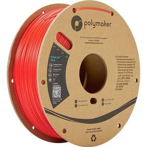 Filament do drukarek 3D PLA Polymaker PA02004, Średnica filamentu: 1.75 mm, 1000 g, czerwony