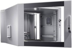 Obudowa naścienna Rittal 3-częściowa 15 jednostek wysokości 673mm głębokość 7715.535 Szafa rack wisząca 19'' Rittal 7715.535 (S x W x G) 600 x 746 x 673 mm 15 U