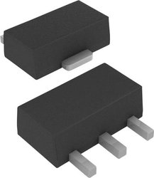 Tranzystor Infineon BCX 51-16, PNP, SOT 89, I(C) 1 A, U(CEO) 45 V, I(CM) 1.5 A