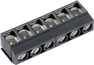 Złącze skręcane PTR AKZ500/4DS-5.08-H, 4 pin, RM 5,08 mm, 1,5 mm2, 17,5 A, 250 V, szare