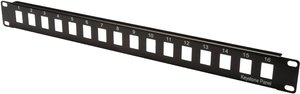 Patchpanel Digitus DN-91400, 16 Portów, 483 mm (19''), 1 U