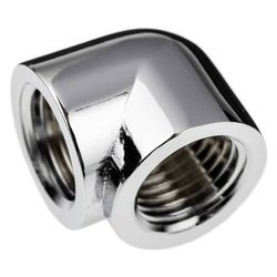 Przyłącze kątowe wody chłodzącej Alphacool Eiszapfen Adapter 90 Grad G1/4 Zoll IG auf G1/4 Zoll IG