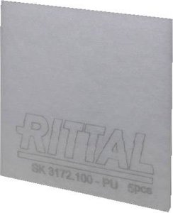 Wymienna mata filtracyjna 5szt. dla SK 3240/41, filtrowanie od 10 My, klasa filtra G3 Mata flitracyjna Rittal SK 3172.100 3172100, 221 mm x 221 mm x 17 mm