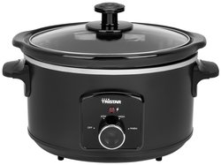 Wolnowar Tristar VS-3915 (garnek ceramiczny ze stali nierdzewnej z 2 stopniami grzania i funkcją podgrzewania, 3,5 l) Slow Cooker Tristar VS-3915 VS-3915