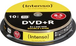 Intenso DVD+R DL 8,5 GB 8x 10 szt. na szpuli DVD+R DL Intenso 4311142 10 szt.