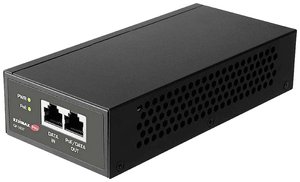 Injektor PoE EDIMAX GP-103IT 1000 MBit/s IEEE802.3af (15.4 W), IEEE802.3at (30 W), IEEE 802.3bt