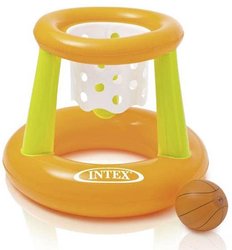 Gra bilardowa Intex ''Floating Hoops'' z koszem do koszykówki + piłką, 67x55cm Intex Floating Hoops 58504NP, 1 szt.