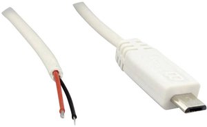 Konfekcjonowany kabel Micro USB-B z otwartymi końcami kabla BKL Electronic 10080105, 1.80 m, 1 szt.