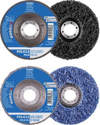 Włóknina czyszcząca POLICLEAN PLUS PCLD Ø 125 x 13 m otwór Ø 22,3 mm do czyszczenia zgrubnego 44698004 1 szt.