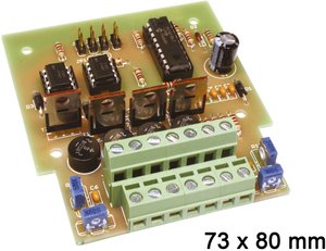 Moduł timera wielokanałowego Tams Elektronik, 73 mm x 80 mm, do złożenia