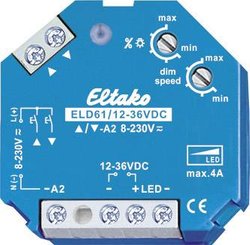 PRZEŁĄCZNIK ŚCIEMNIACZA LED 12-36V DC. Power MOSFET do lamp LED 12-36V DC do 4A Eltako 61100865